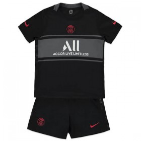 Camisolas de futebol Paris Saint-Germain Criança Equipamento 3ª 2021/22 Manga Curta